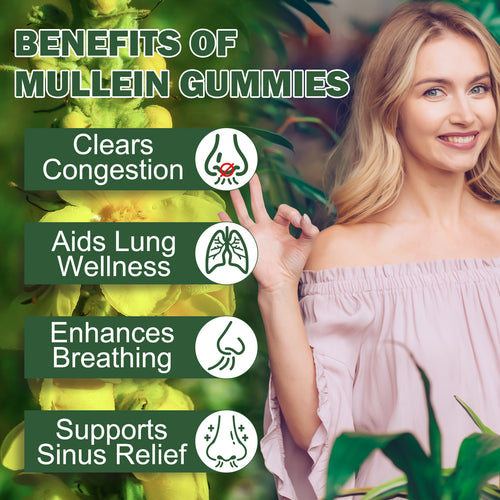 Mullein Gummies - Lung & Airway Detox